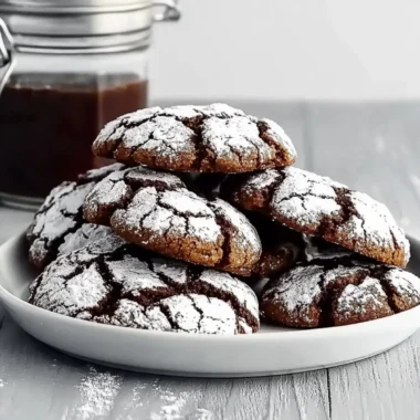 Chocolate Crinkle Cookies