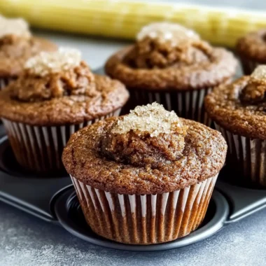 Homemade Gingerbread Muffins