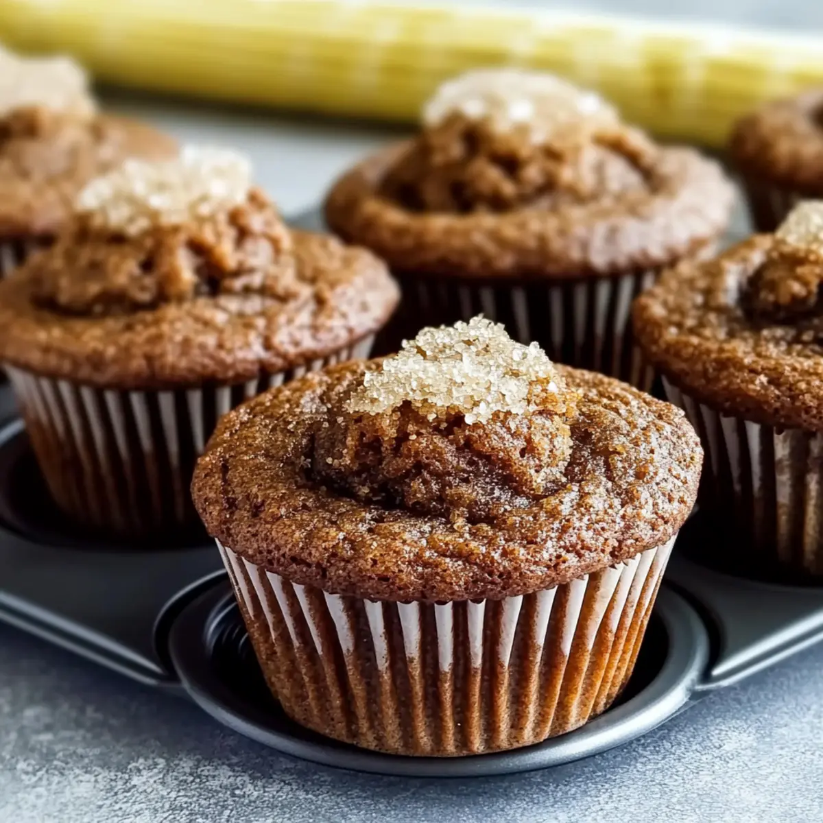 Homemade Gingerbread Muffins
