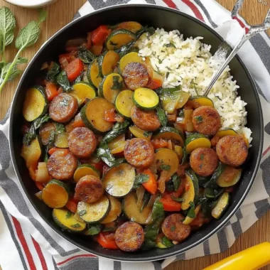 Sausage Ratatouille Skillet