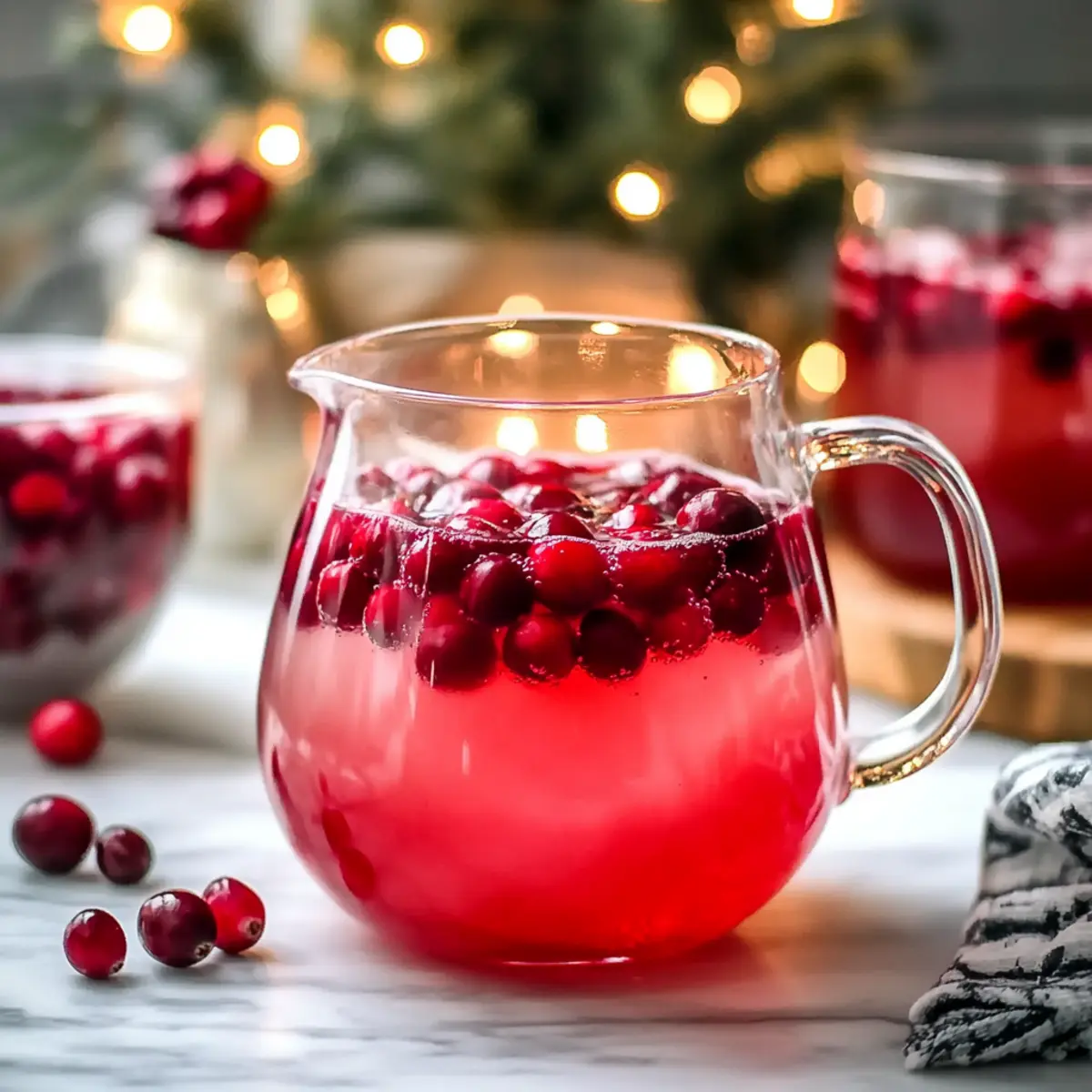 Sparkling Cranberry Pomegranate Punch
