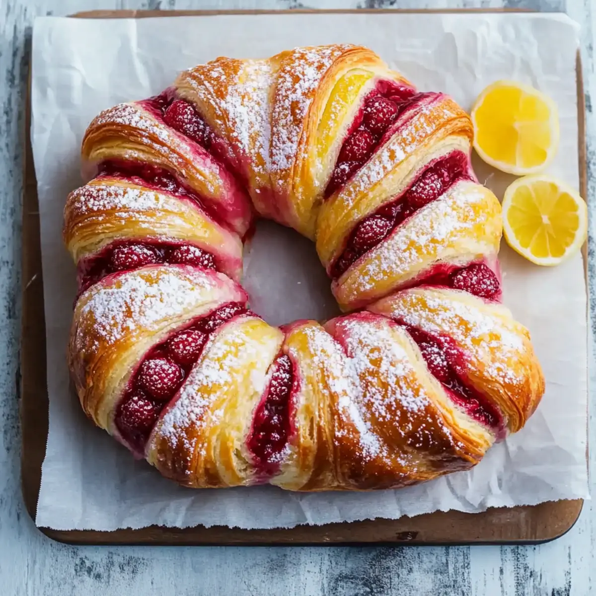 Lemon-Raspberry Danish With Mascarpone