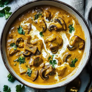 Mushroom Korma