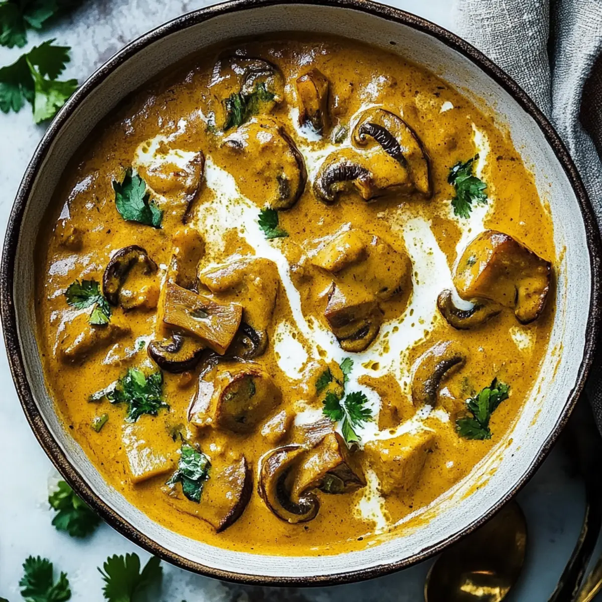Mushroom Korma