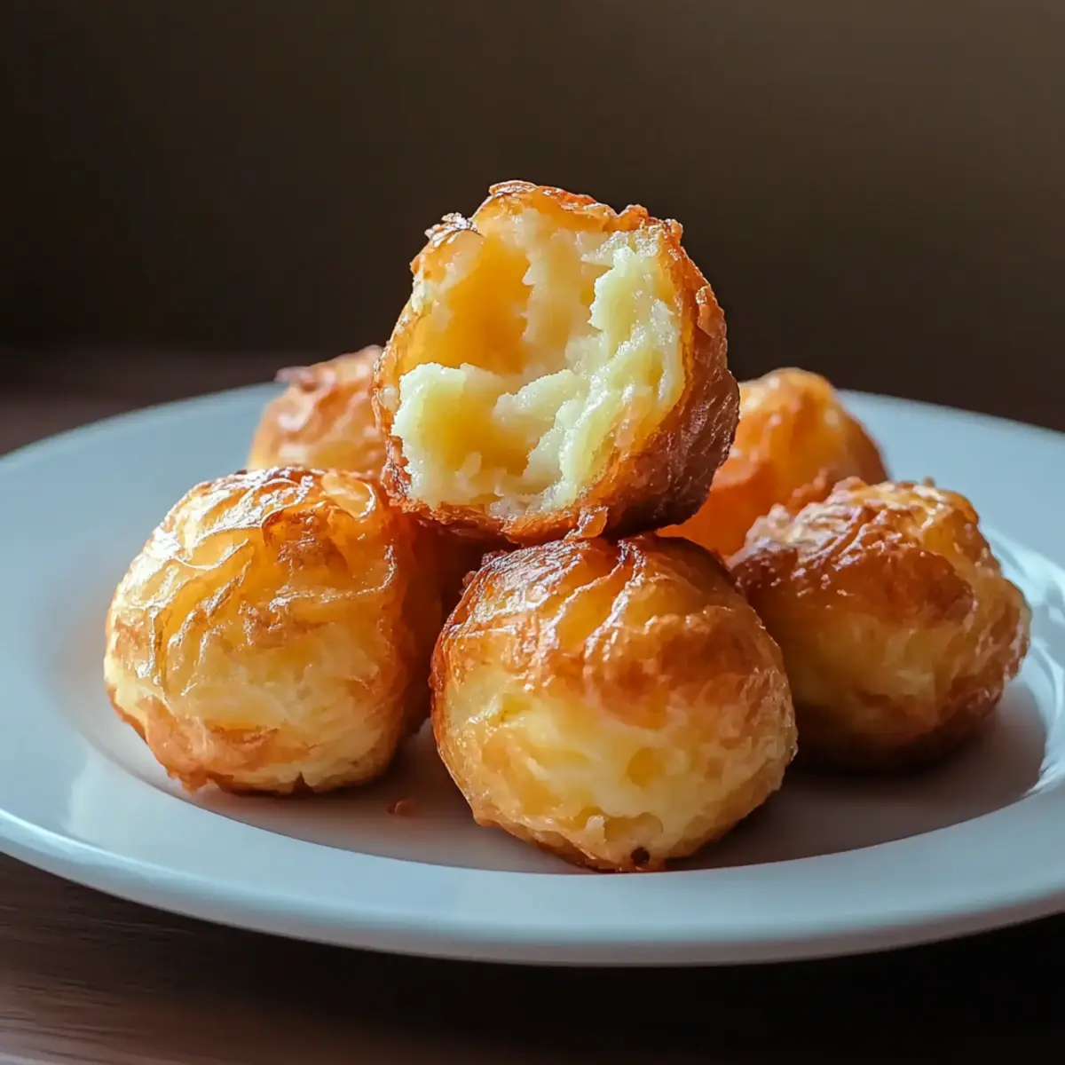 Crispy Mashed Potato Cheese Puffs