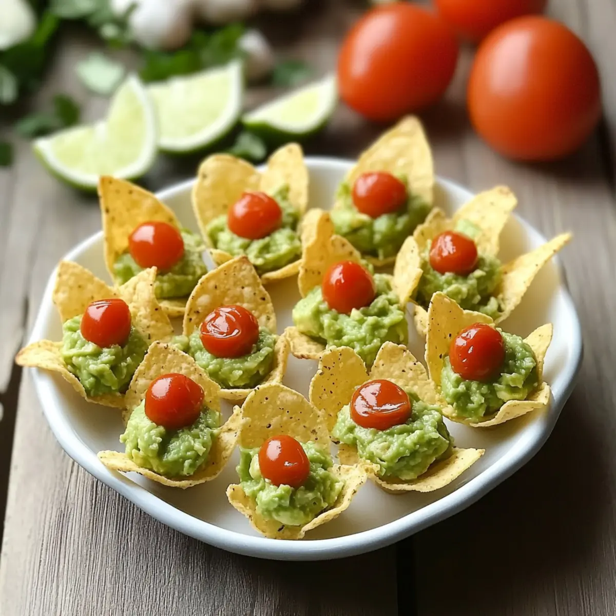Gluten-Free Chip and Guacamole Bites