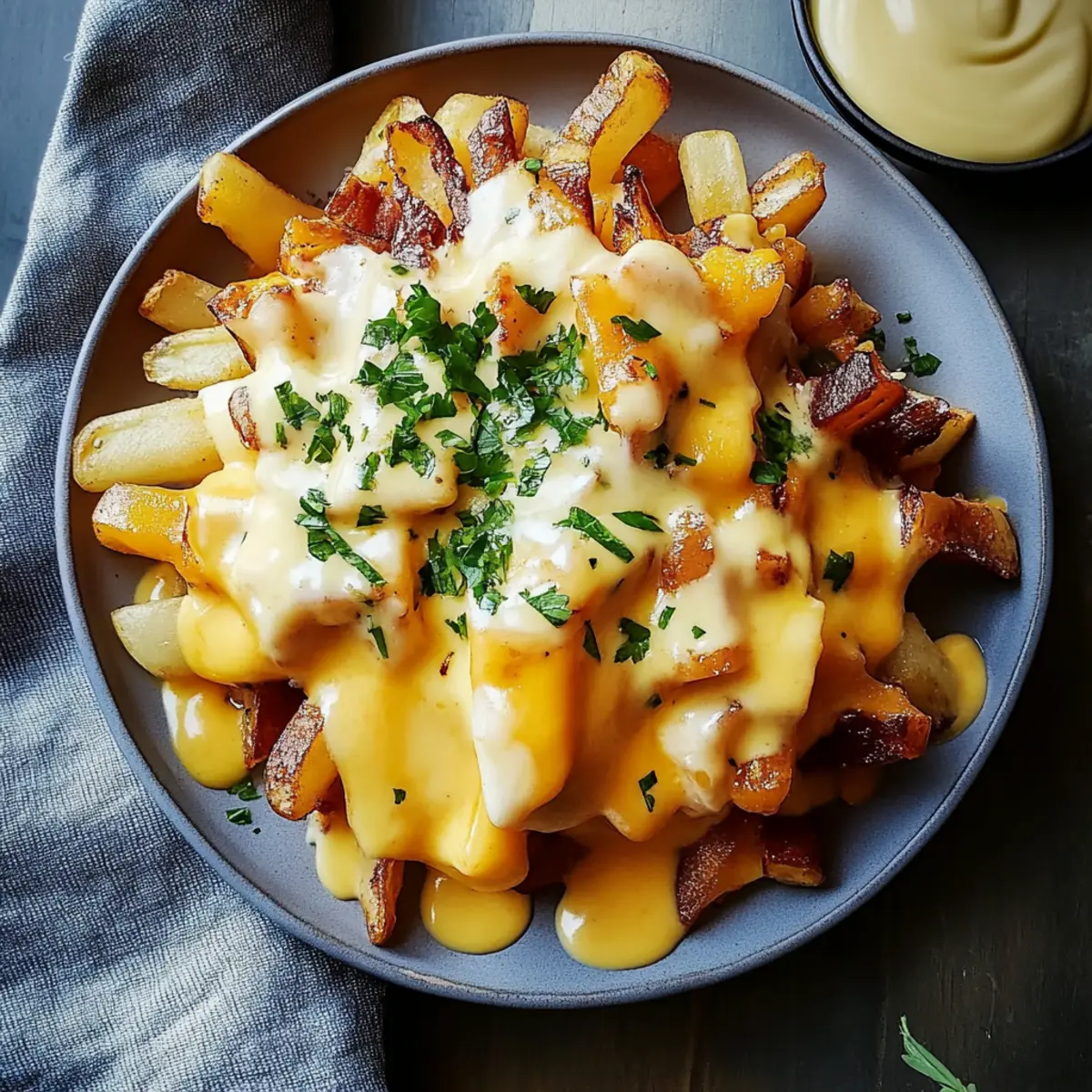 Breakfast Poutine with Hollandaise