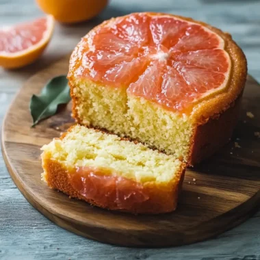 Zesty Grapefruit Yogurt Cake