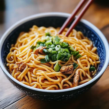 Savory Shanghai Noodles