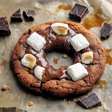 Double Chocolate S'mores Cookies
