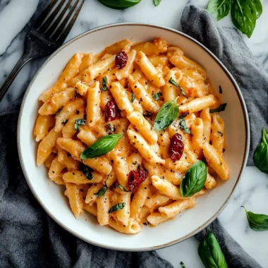 Creamy Basil & Calabrian Chili Cavatelli