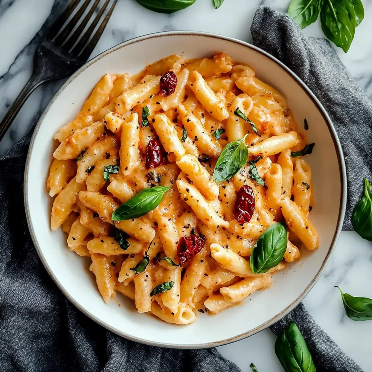 Creamy Basil & Calabrian Chili Cavatelli