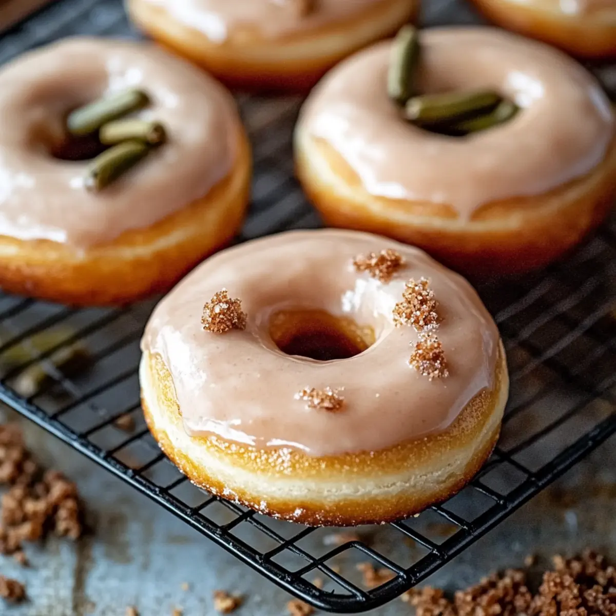 Chai Custard Donuts