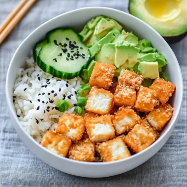 Crispy Coconut Tofu Bowl