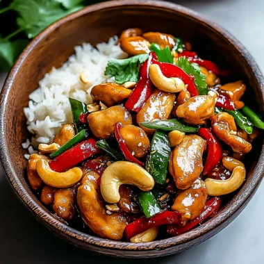 Cashew Chicken Thai Style