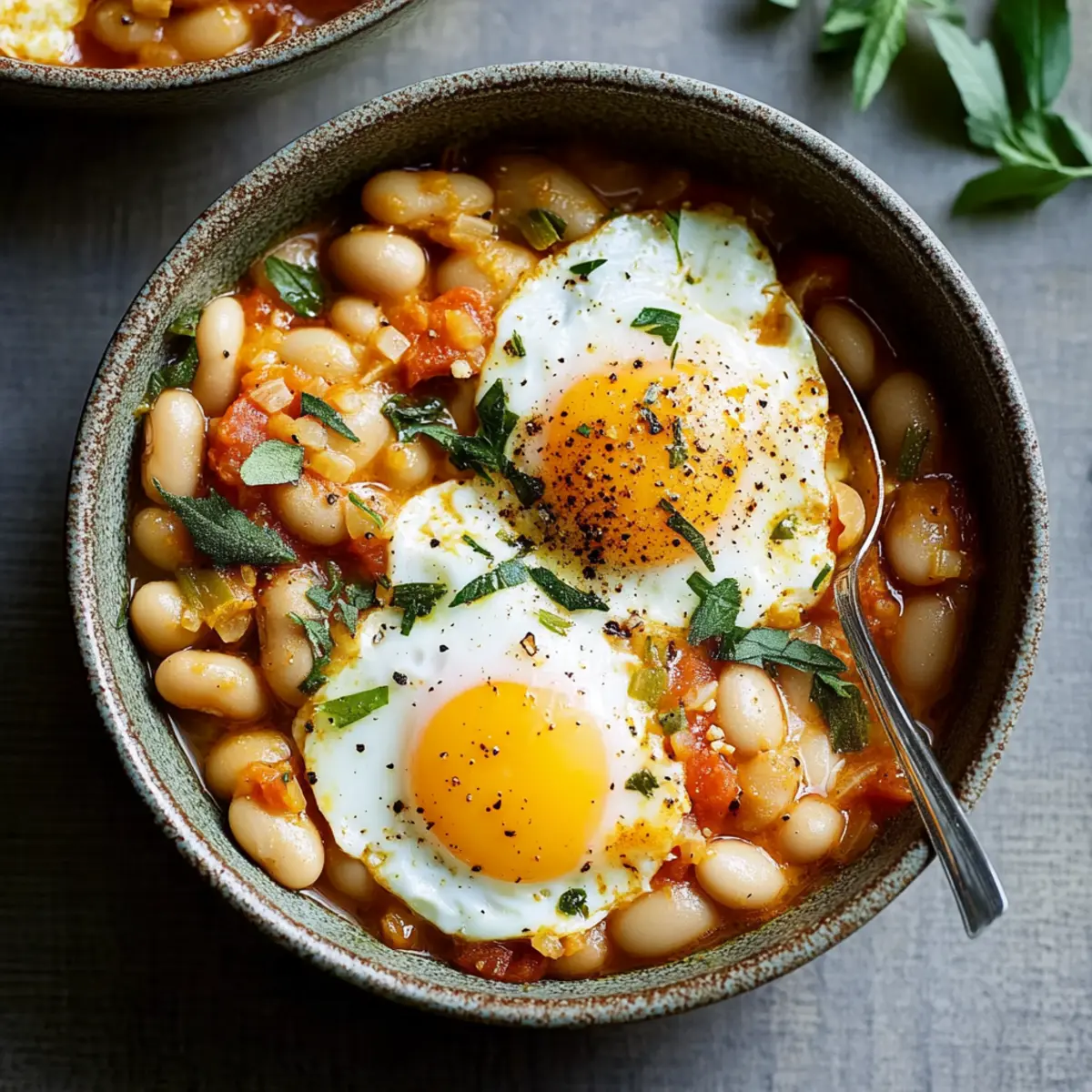 Fennel & Butter Beans with Smoky Paprika Butter-Fried Eggs