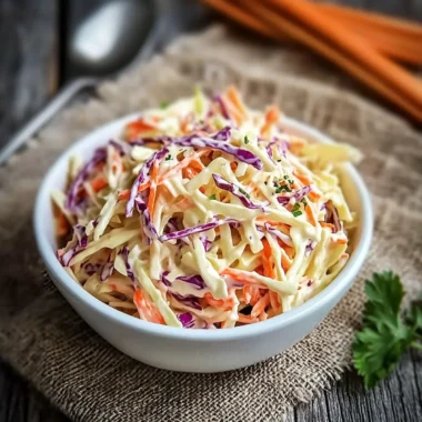 Creamy Vegan Coleslaw