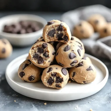 Raw Cookie Dough Bites