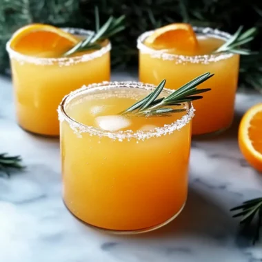 Refreshing Rosemary Orange Apple Cider Vinegar Spritz