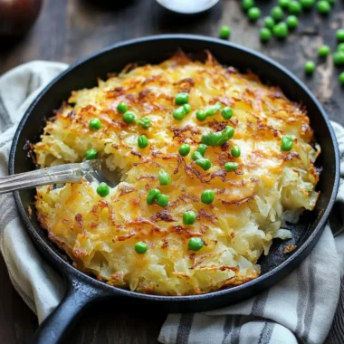 Irish Cheddar & Cabbage Hash Brown Skillet