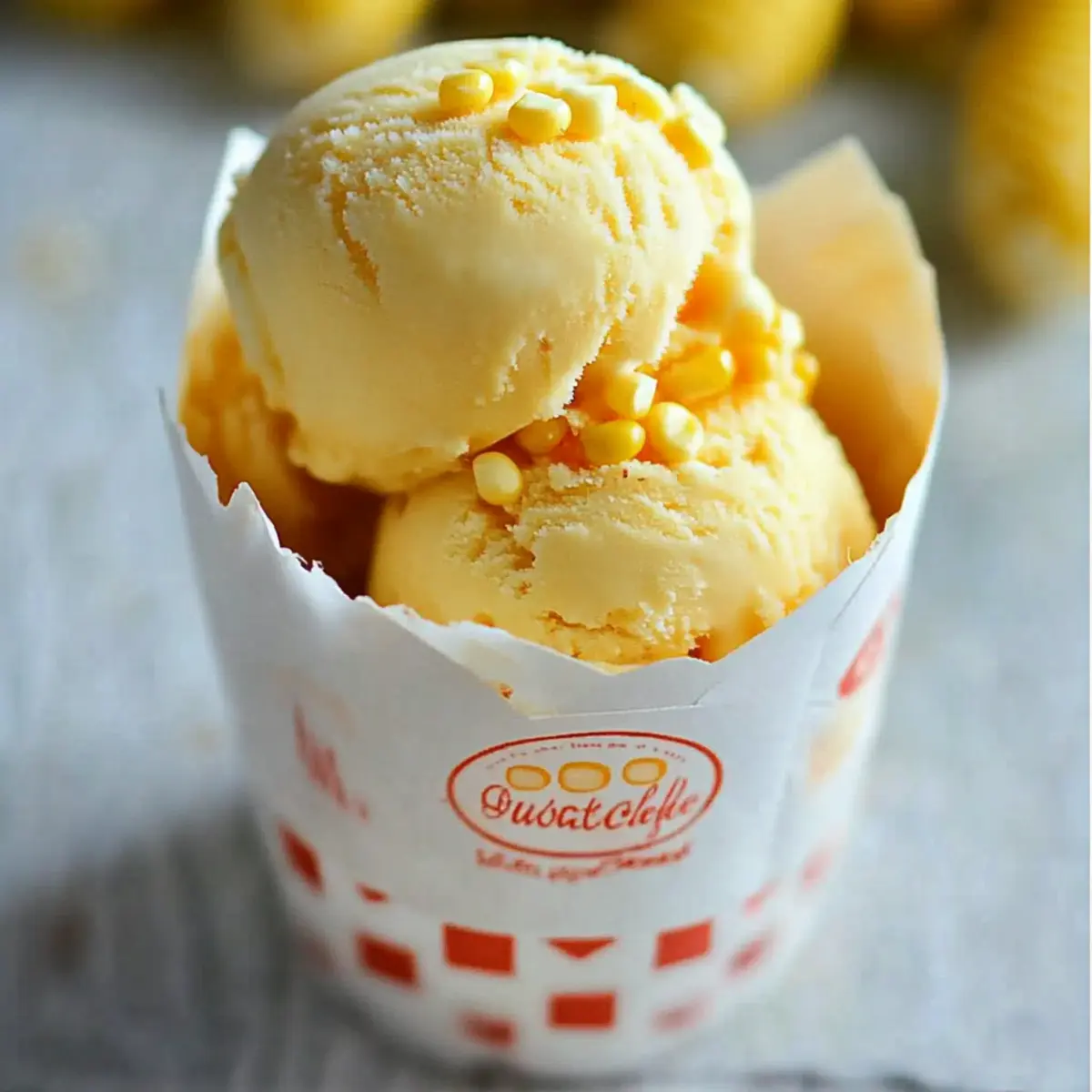 Salted Sweet Corn Ice Cream