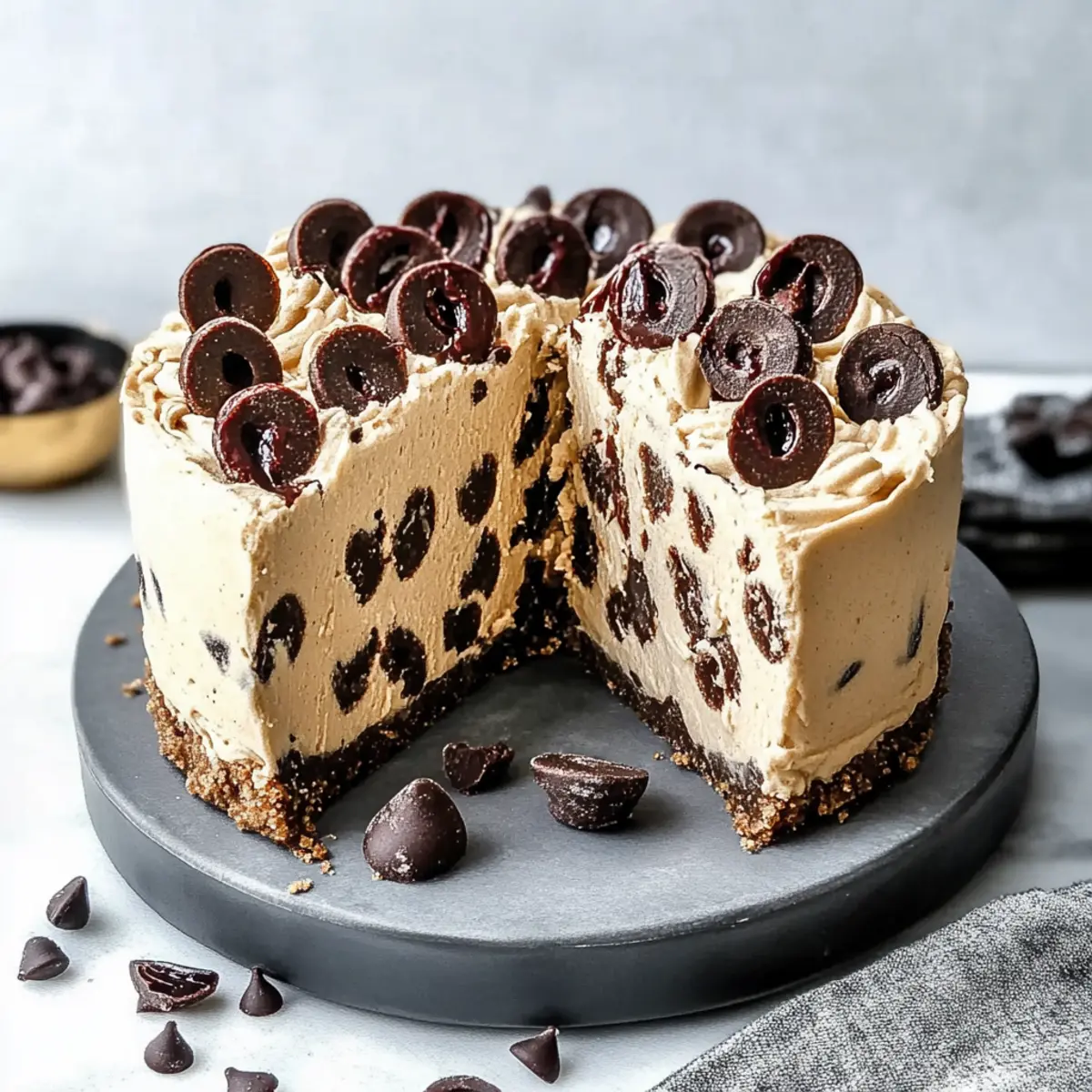 Whipped Cookie Dough Tart