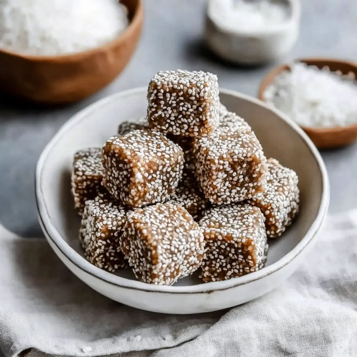 Coconut Cashew Chia Energy Bites