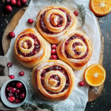 Cranberry Orange Sweet Rolls