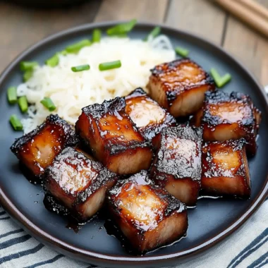 Savory Char Siu Grilled Pork Belly