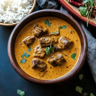 Lamb in Creamy Cardamom Curry