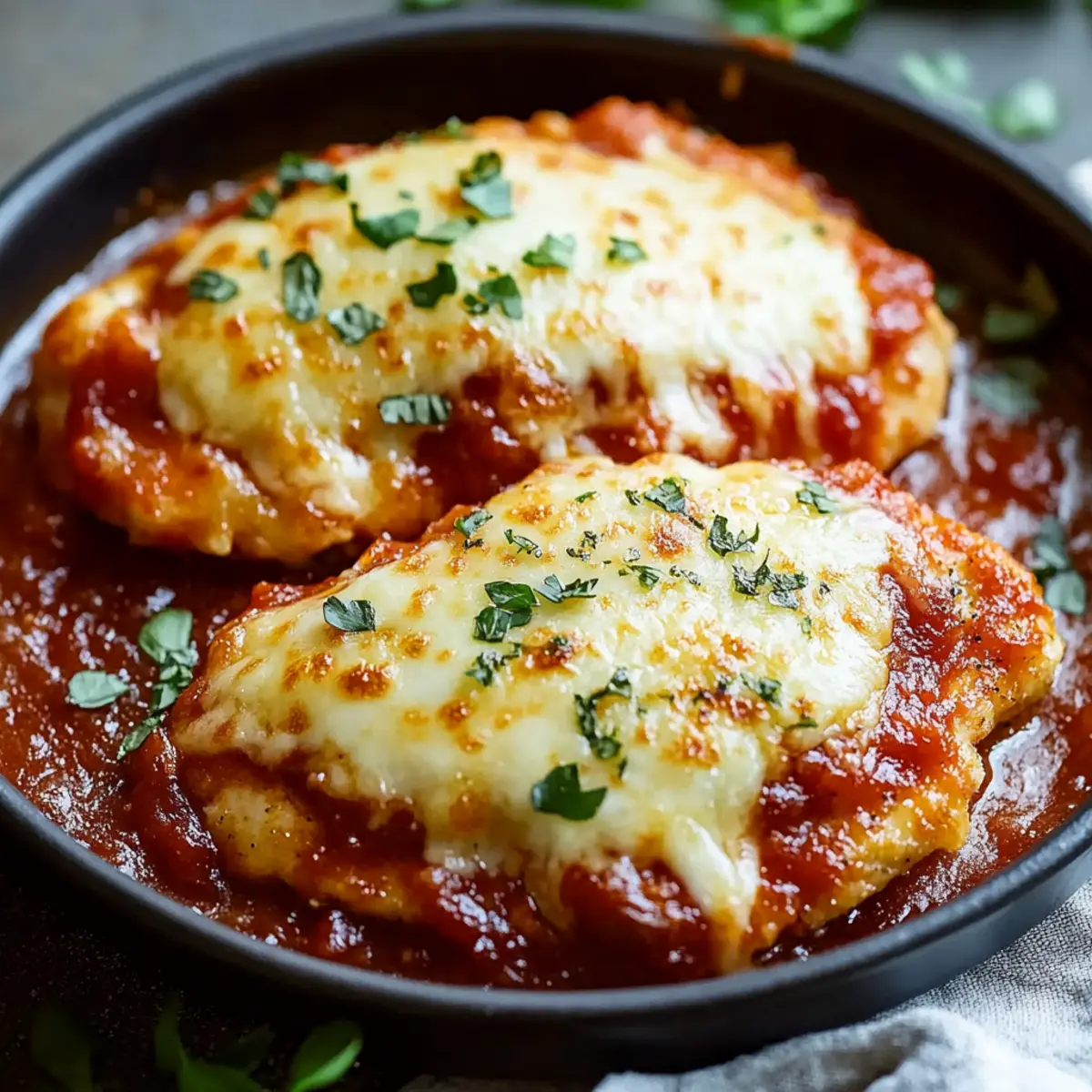 Oven-Baked Chicken Parmesan