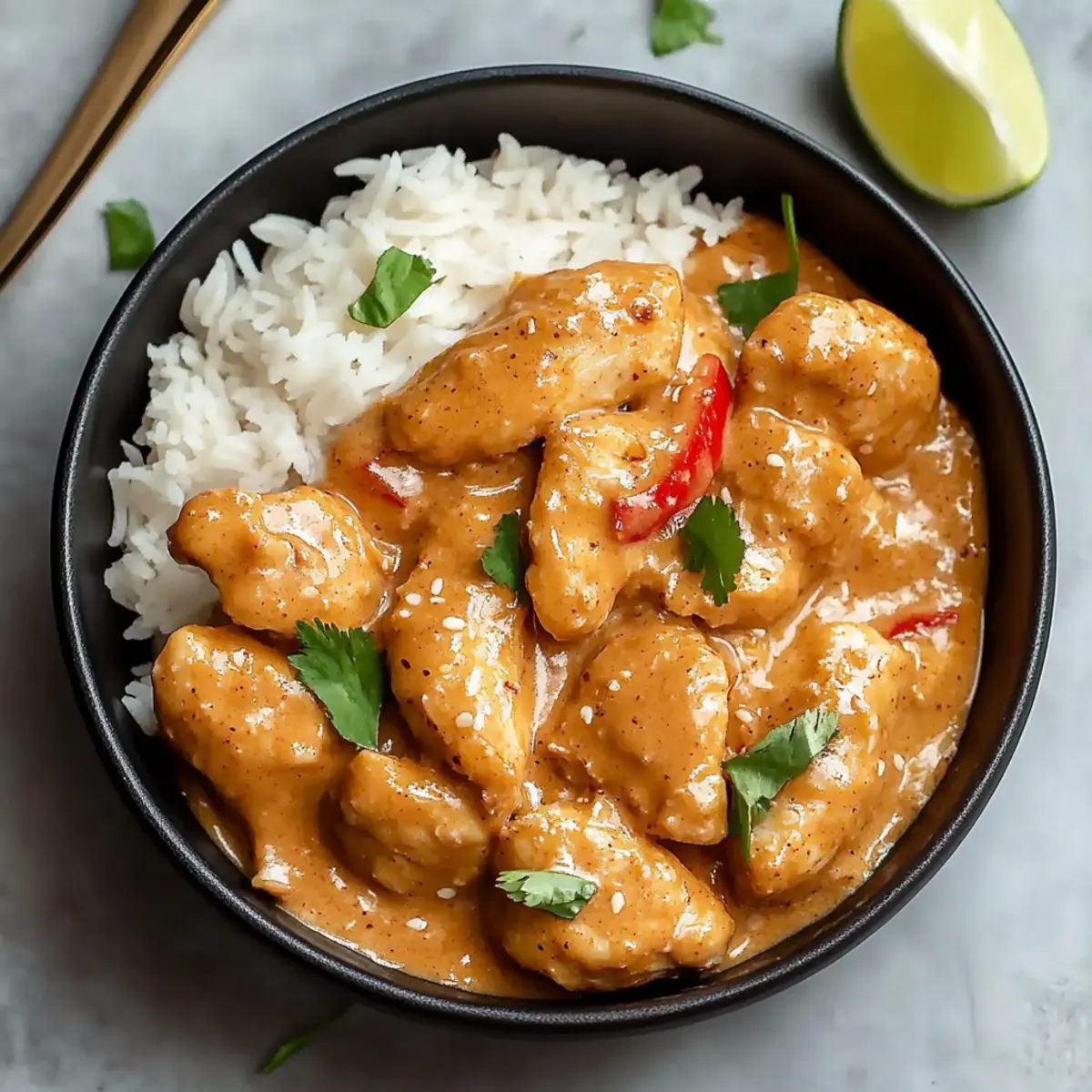 Perfect Peanut Butter Chicken