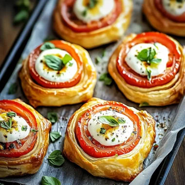 Tomato Tartlets with Puff Pastry
