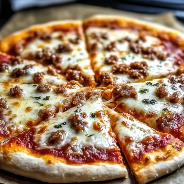 School Cafeteria Pizza