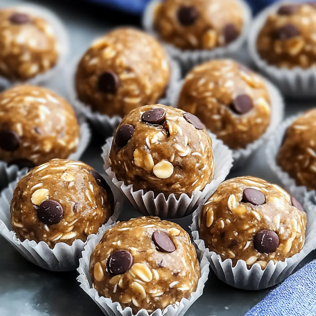No-Bake Peanut Butter Energy Bites
