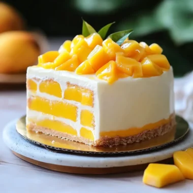 Mango Milk Cake