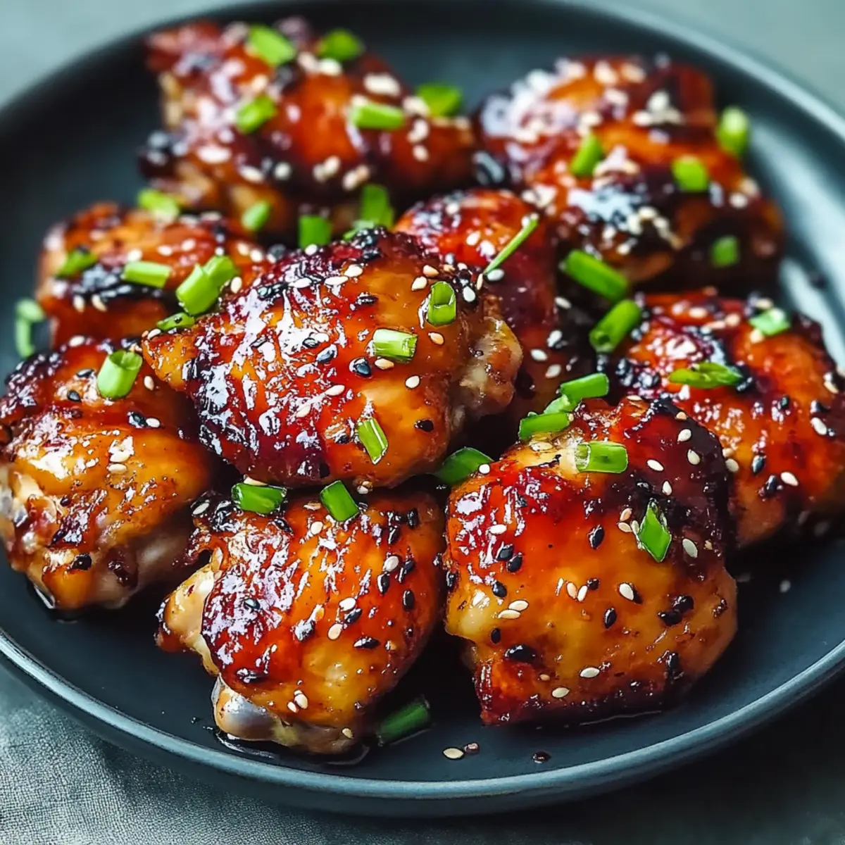 Korean Sticky Chicken Thighs