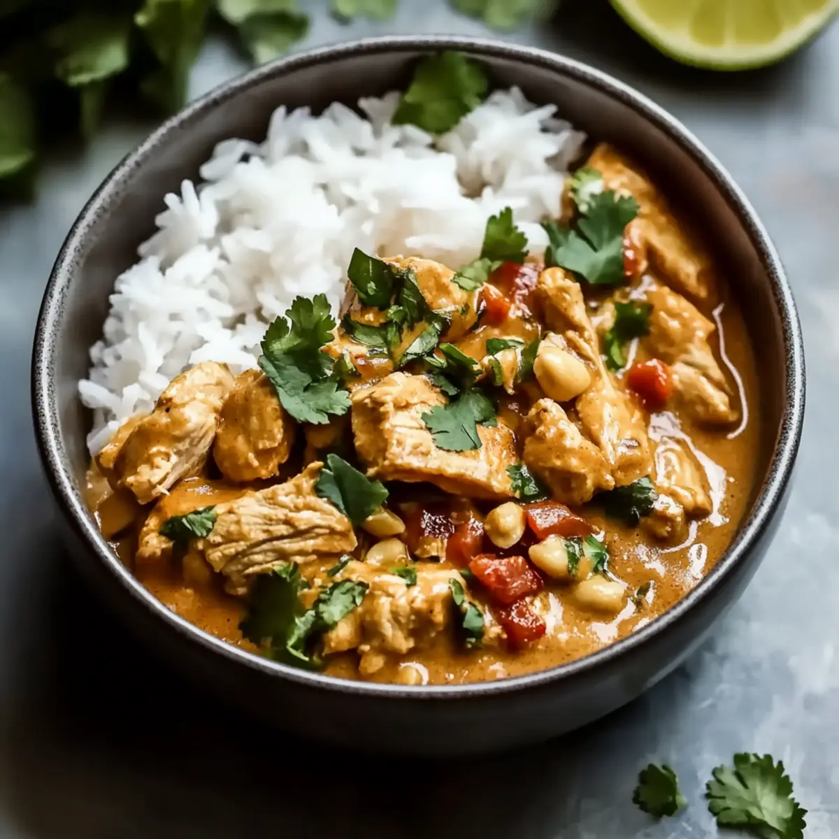 Slow Cooker Peanut Chicken