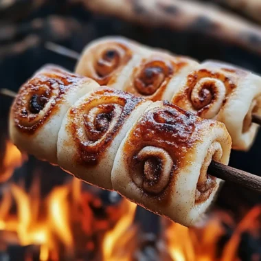 Campfire Cinnamon Roll-Ups