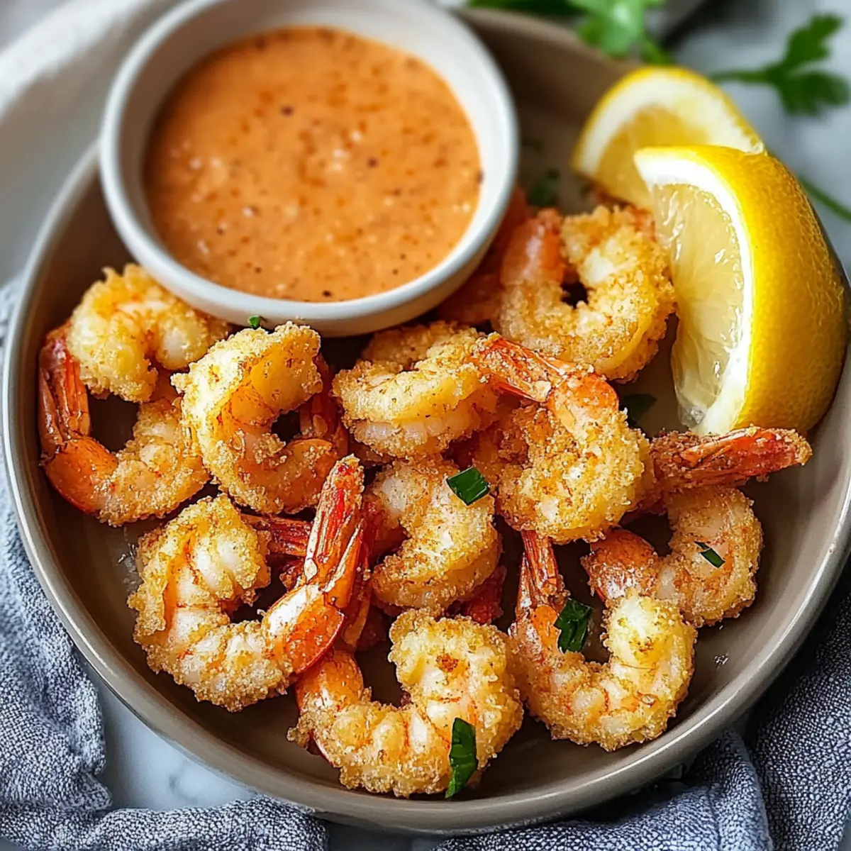 Crispy Air Fryer Fried Shrimp